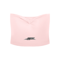 Women's Ruched Cropped Tube Top
