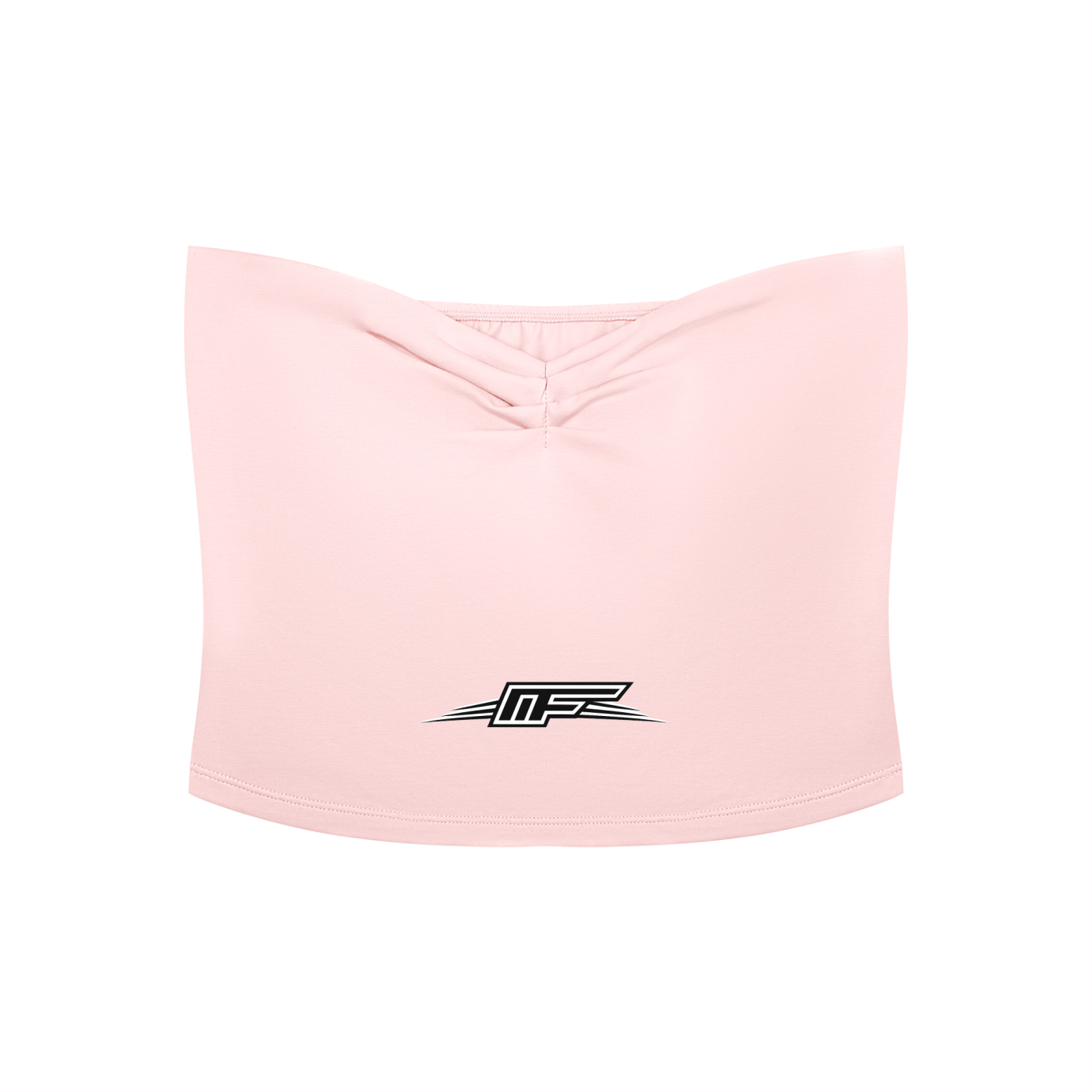 Women's Ruched Cropped Tube Top
