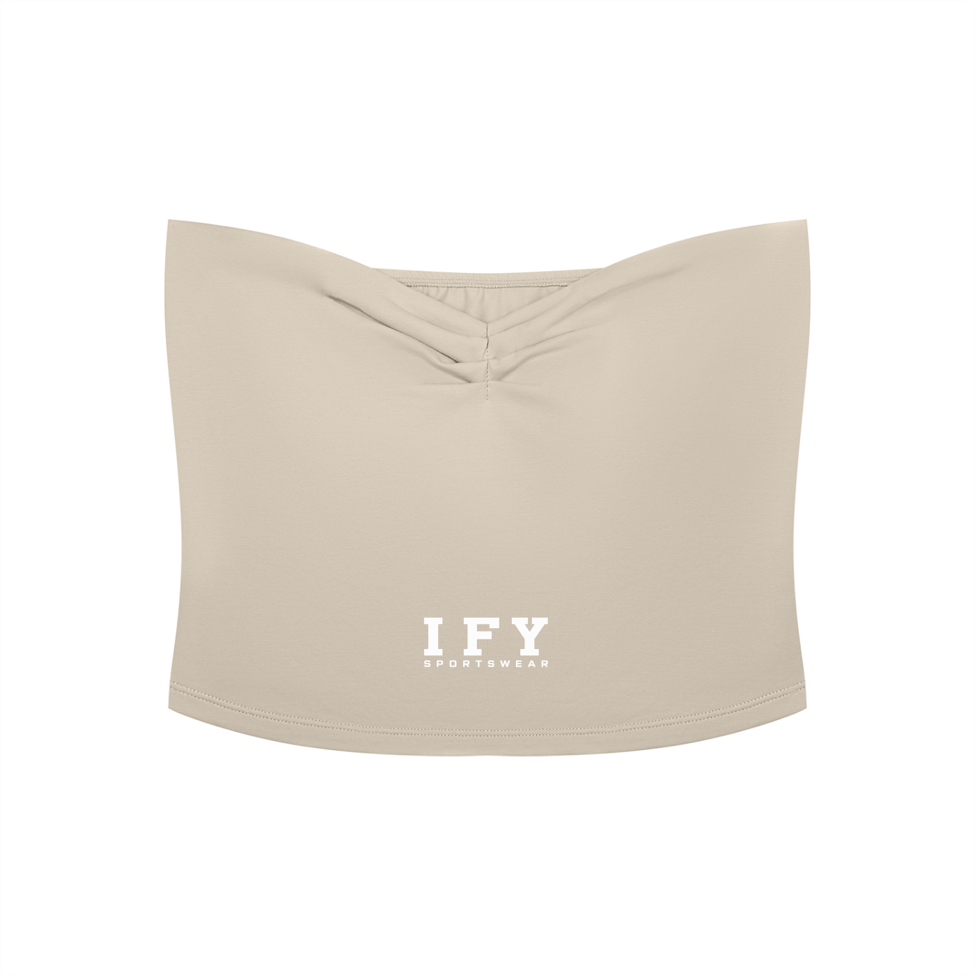 Women's Ruched Cropped Tube Top