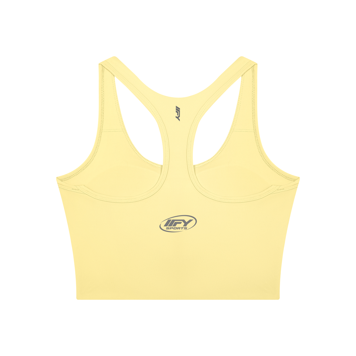 Mesh Panel Colour Block Yoga Crop Tank