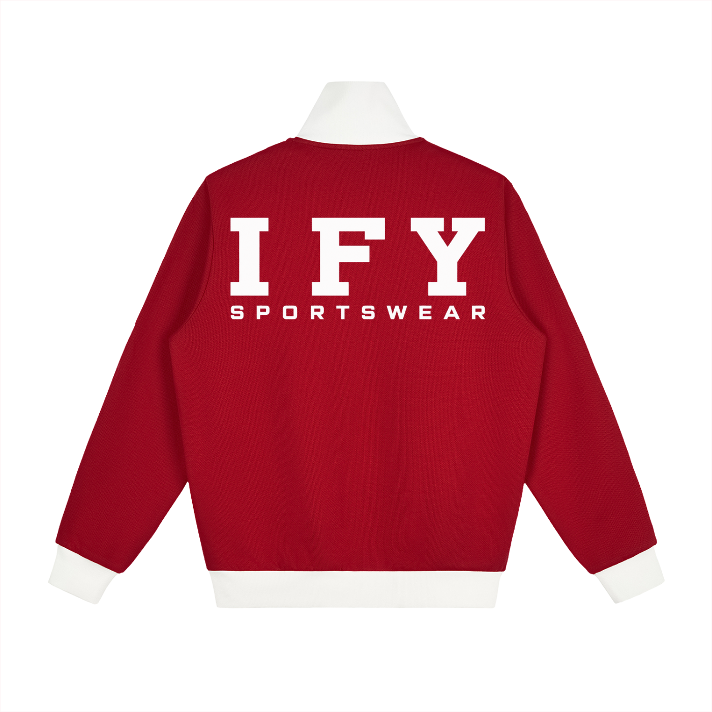Contrast Side Stripe Fleece Track Jacket