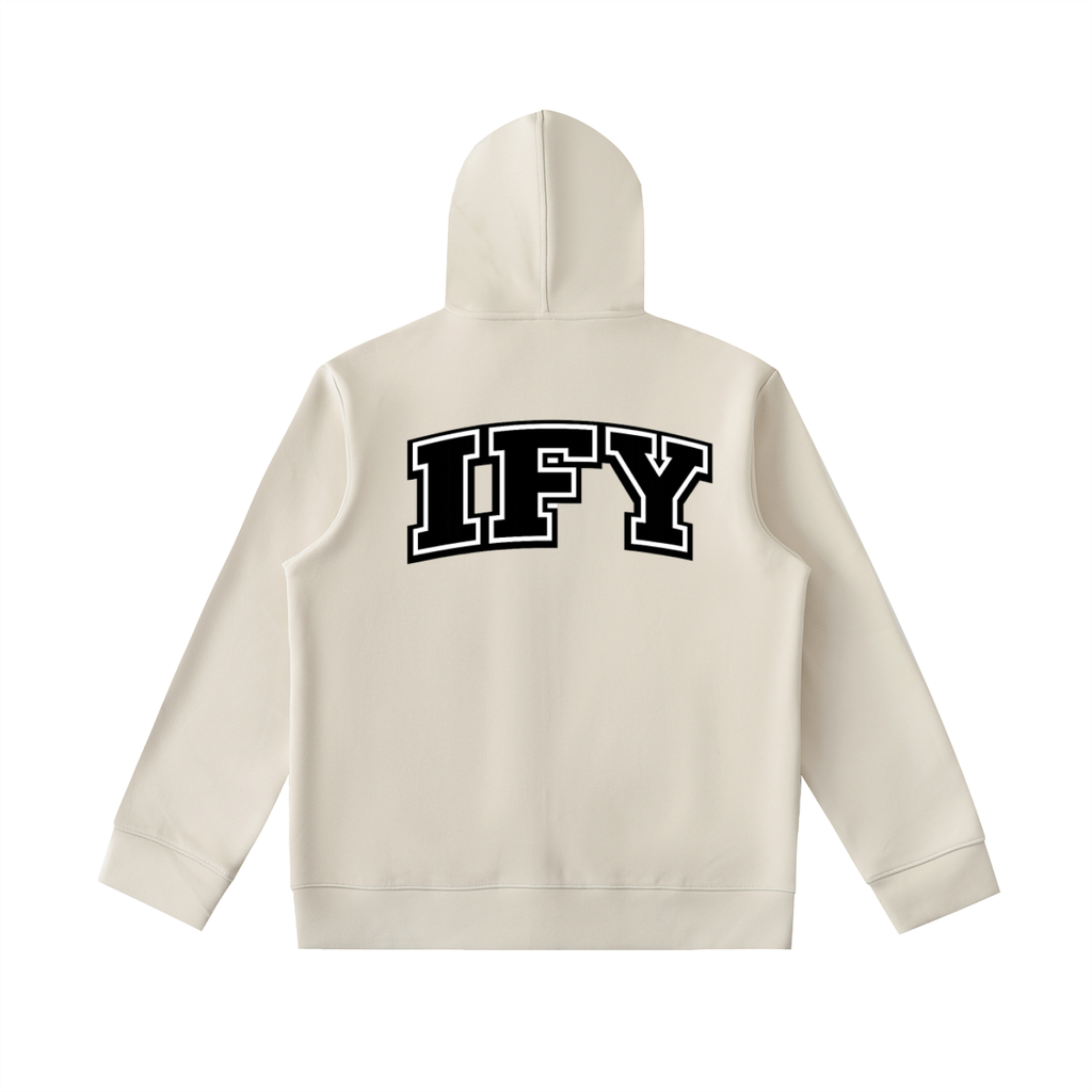 Embrace Comfort with Our Heavyweight High Neck Zip-Up Hoodie