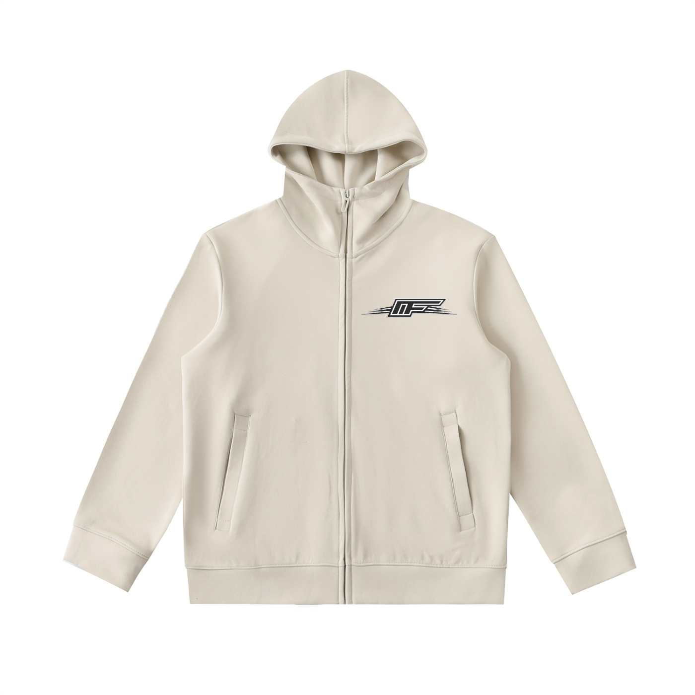 Embrace Comfort with Our Heavyweight High Neck Zip-Up Hoodie