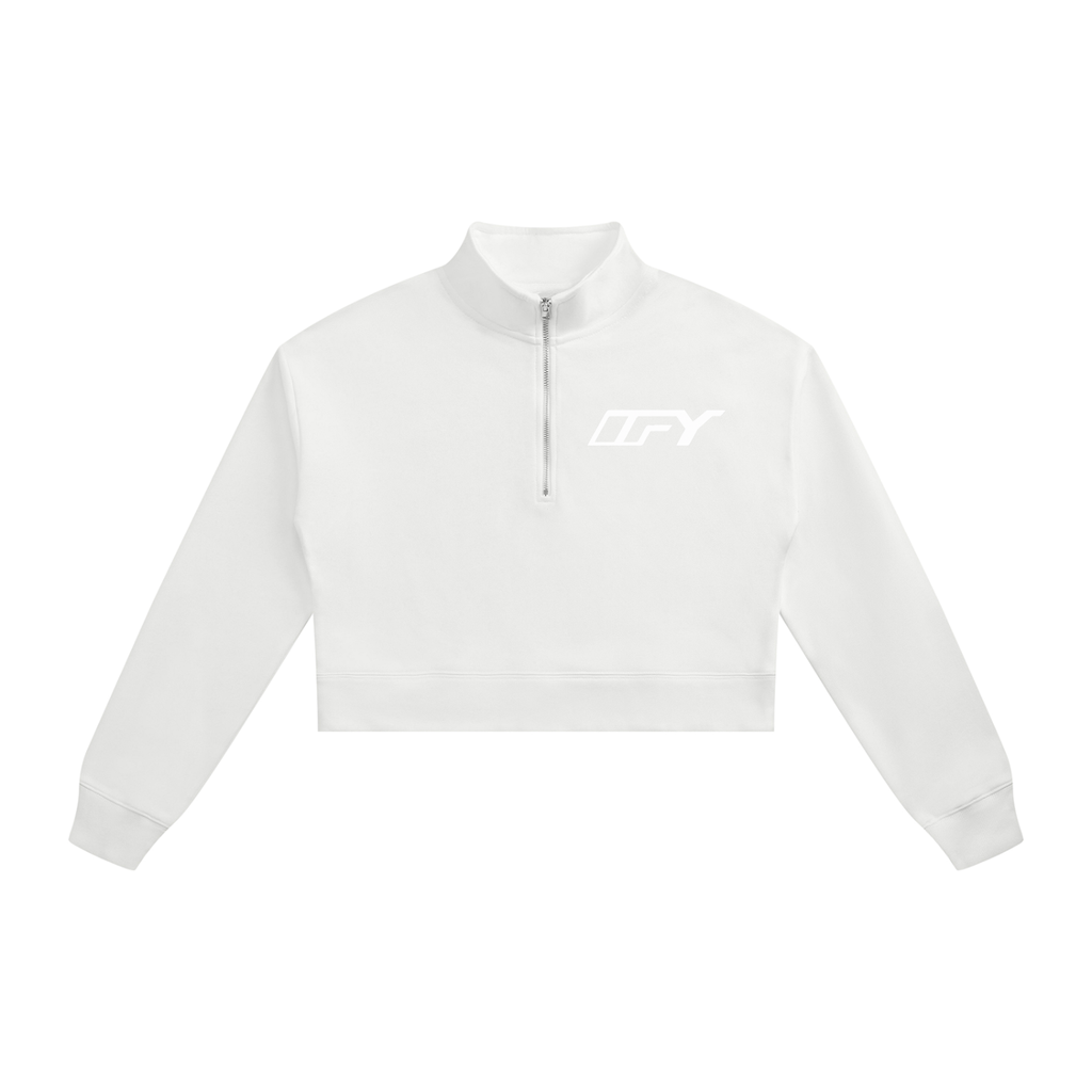 Women's Crop Quarter-Zip Sweatshirt