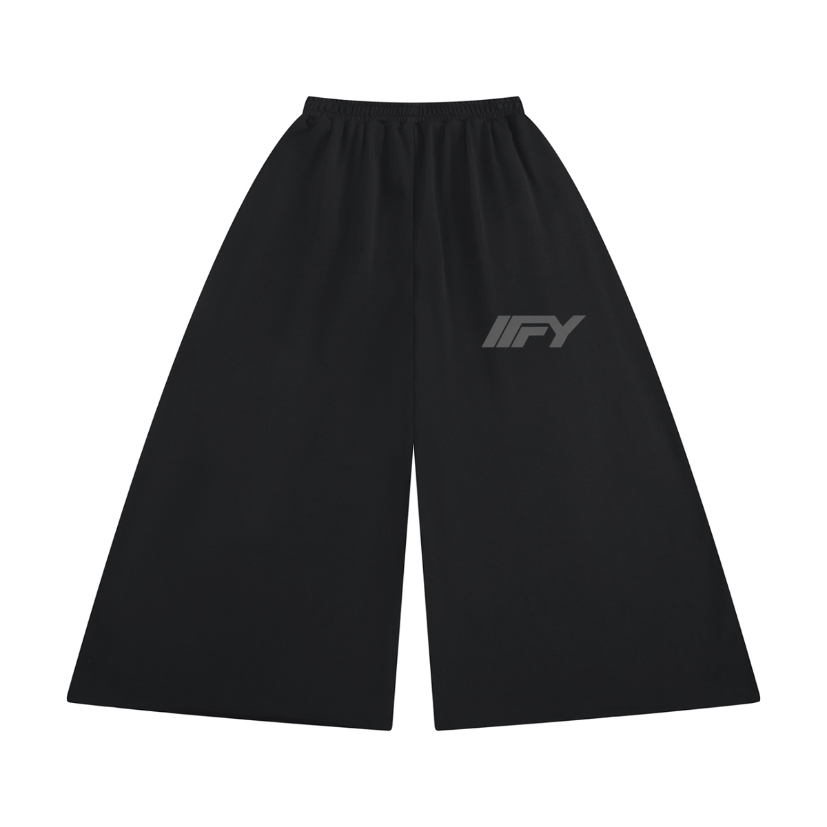 Women's Raw Edge Wide Leg Sweatpants