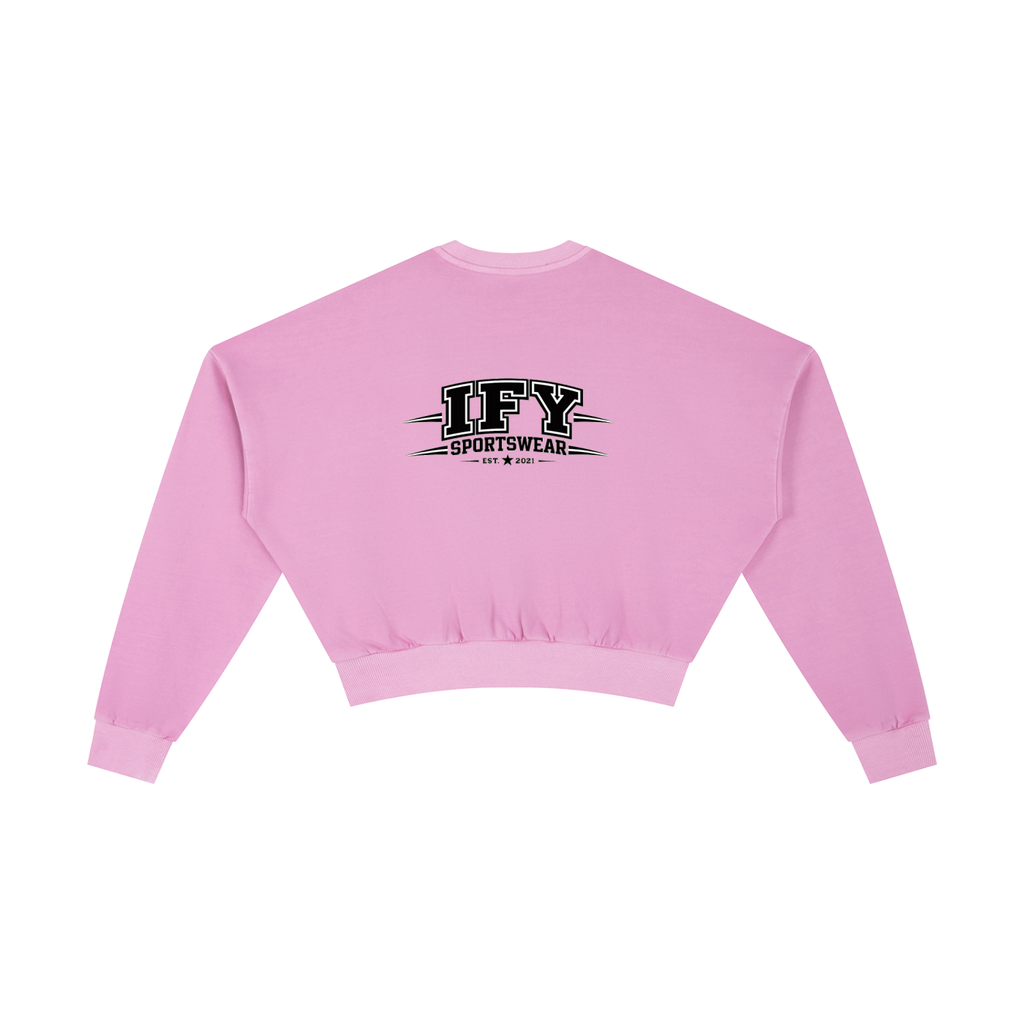 Vintage Washed Cropped Sweatshirt - Effortless Style for Any Occasion