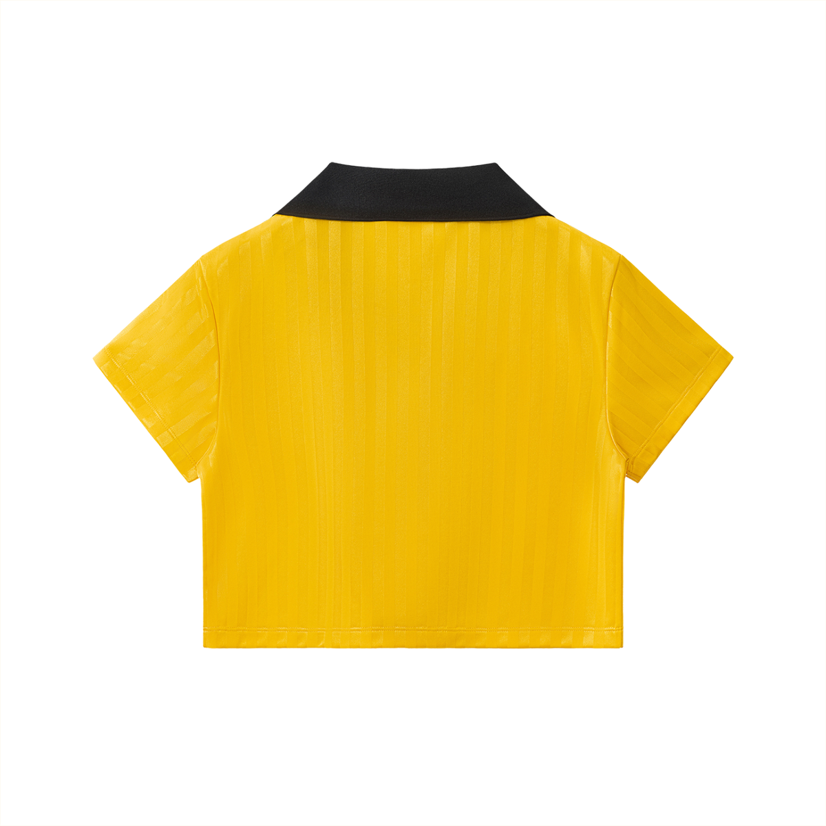 Elevate Your Style with Our Cropped Jersey with Contrast Collar
