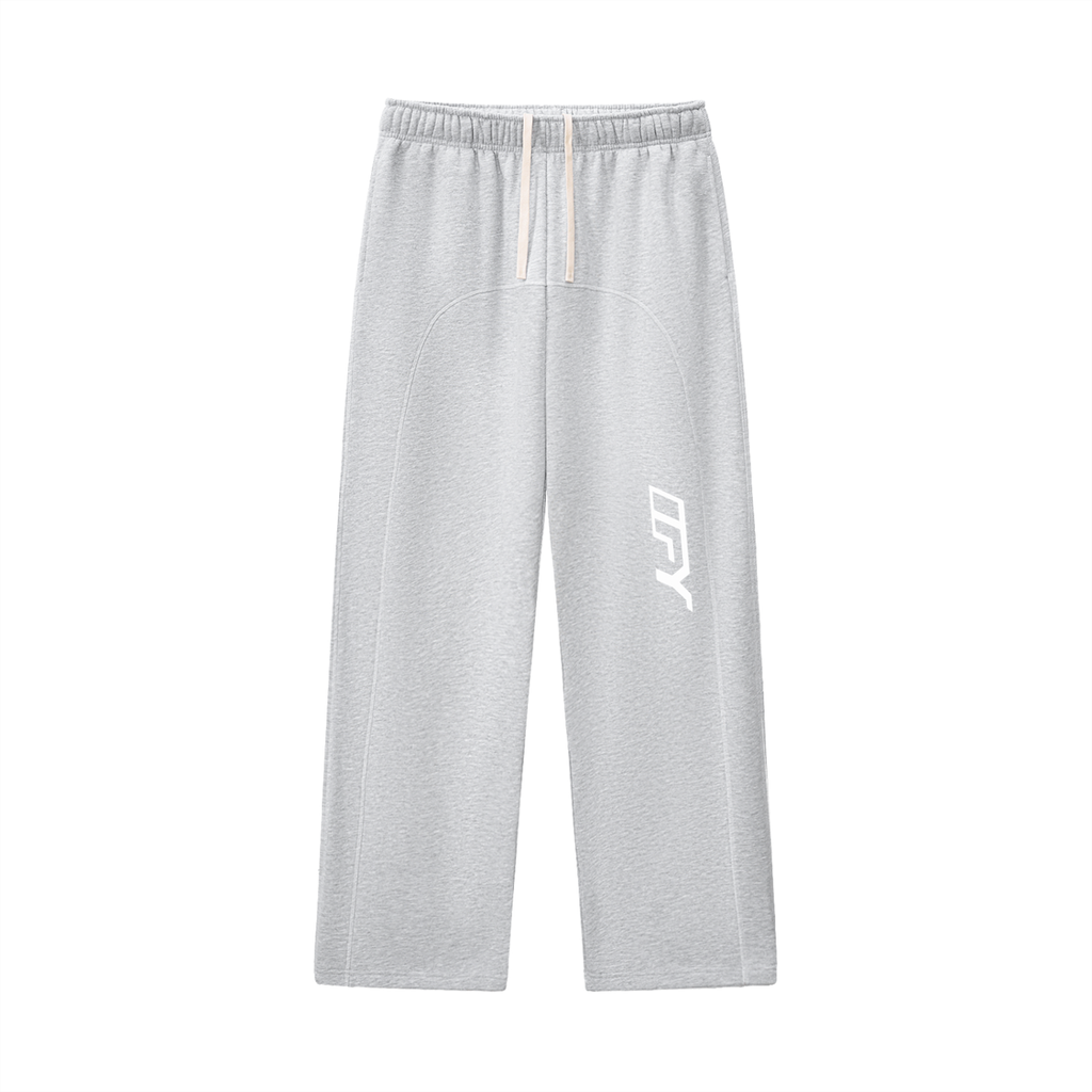 Stay Cozy in Style with Our Contrast-Stitched Fleece Sweatpants