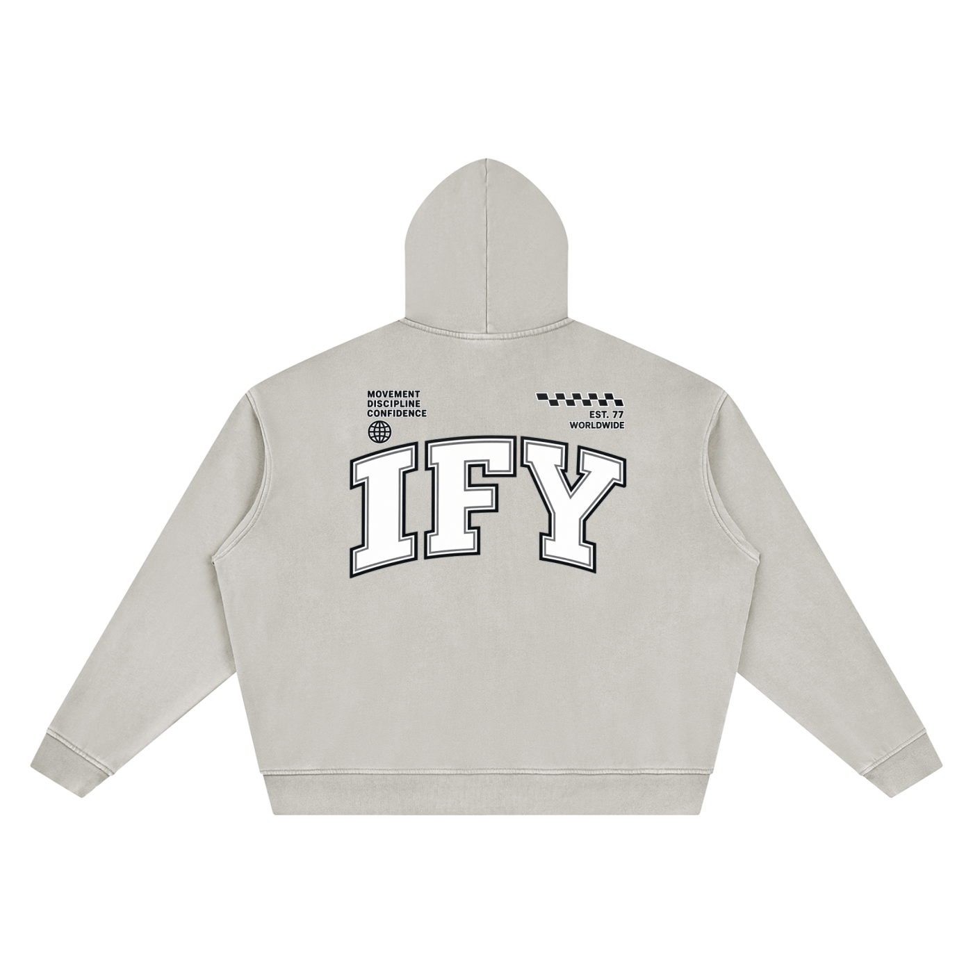 Unisex Vintage Wash Boxy Hoodie