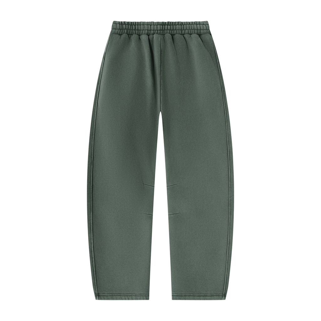 Vintage Wash Barrel Leg Fleece Sweatpants