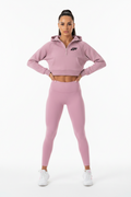 Cropped Half-Zip Hoodie