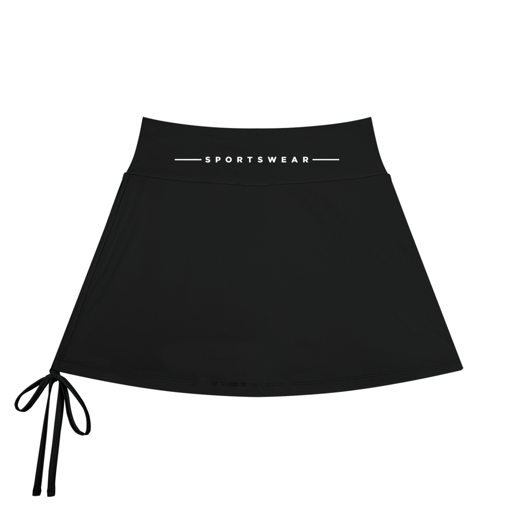 Women's Drawstring A-Line Yoga Skort
