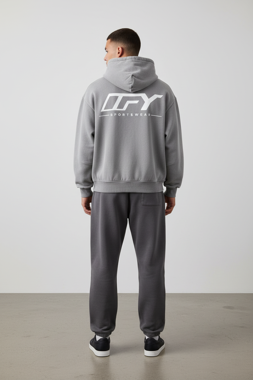 Unisex Vintage Wash Boxy Fleece Hoodie