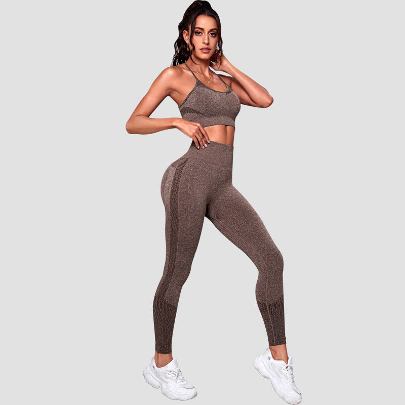 SculptFit Seamless Set – High Waist & Support Bra