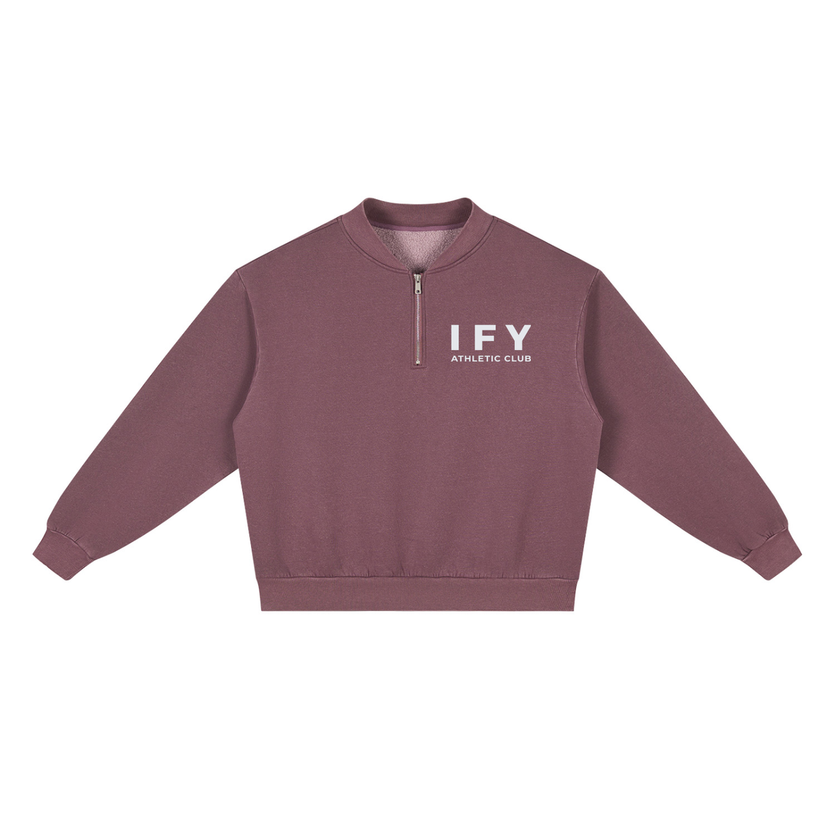 Vintage Wash Fleece Quarter-Zip Sweatshirt