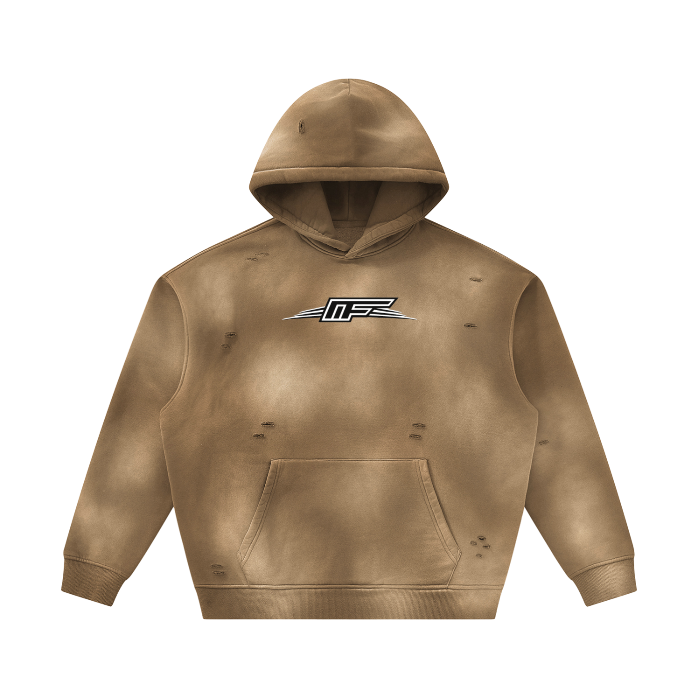 Unisex Frayed Fleece Hoodie - Elevate Your Casual Wardrobe
