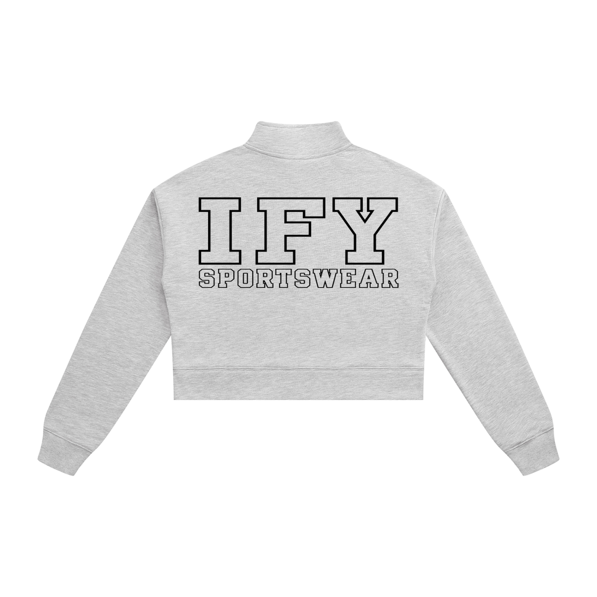 Crop Quarter-Zip Sweatshirt
