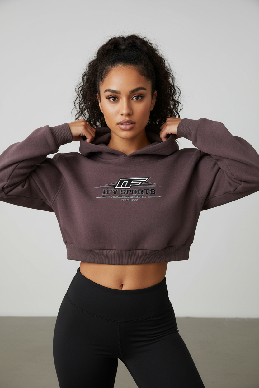 Essential Cropped Hoodie