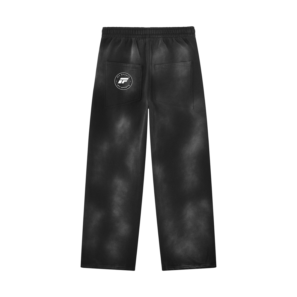 Unisex Sunfade Wide Leg Fleece Sweatpants