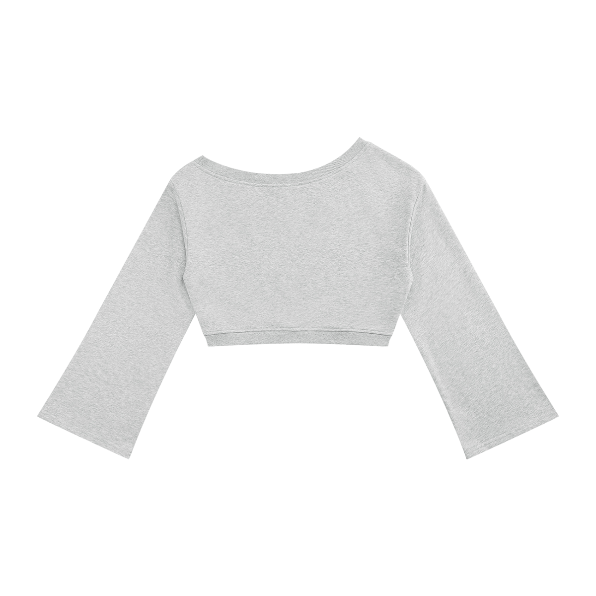 Raw-Edge Wide-Leg Sweatpants & Sweatshirt Co-ords