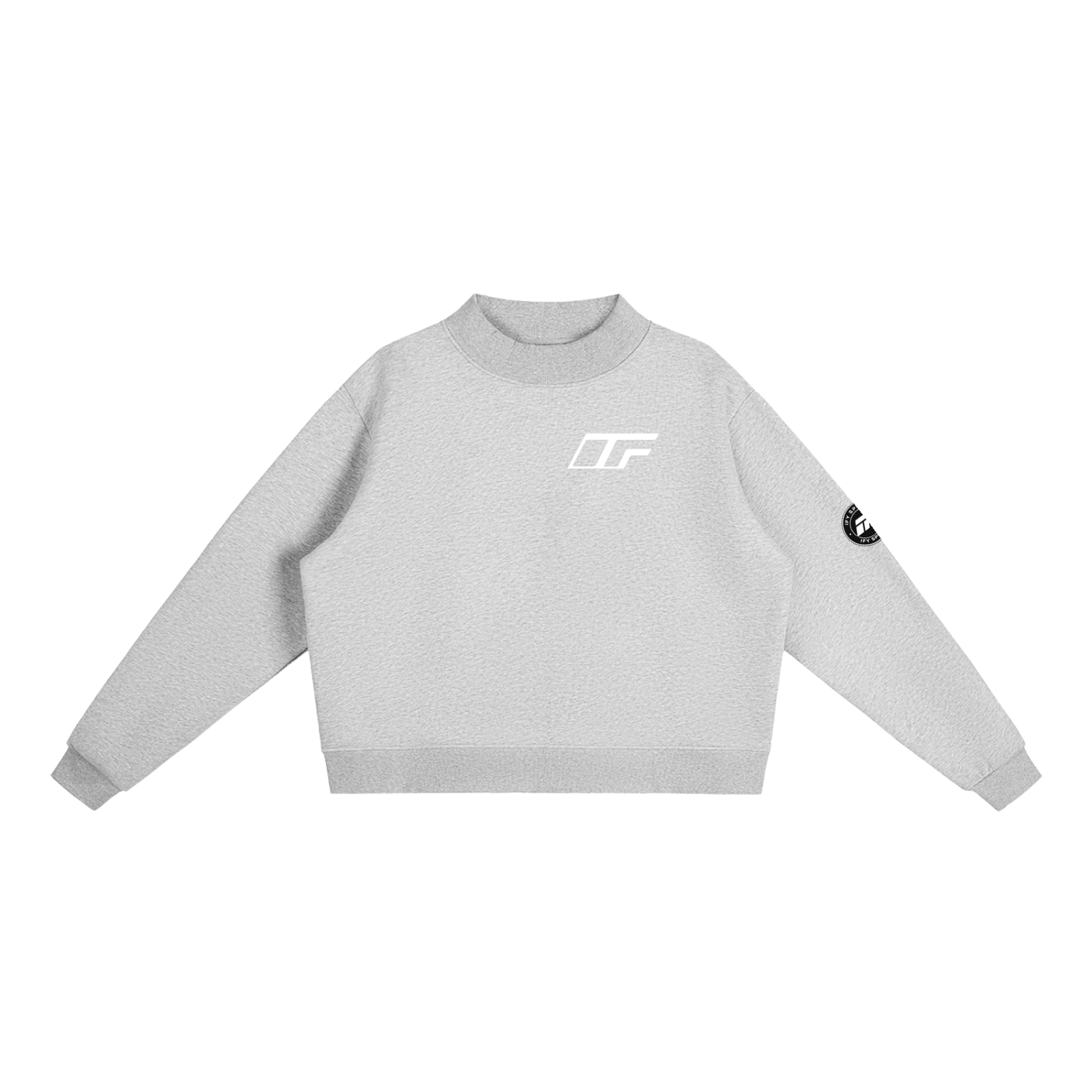 Elevate Your Style with Our Women's Fleece Mock-Neck Sweatshirt