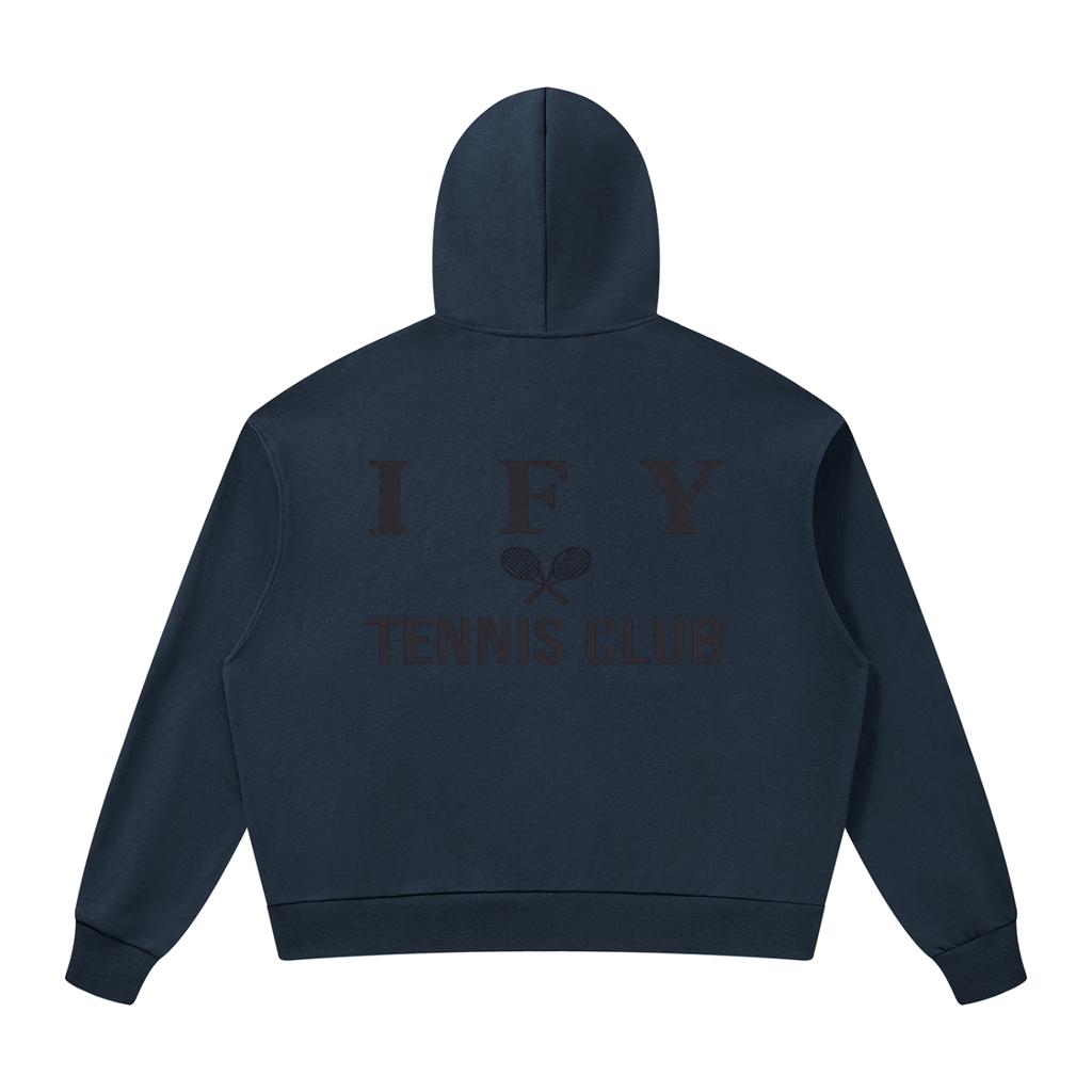 Drop Shoulder Full Zip Hoodie