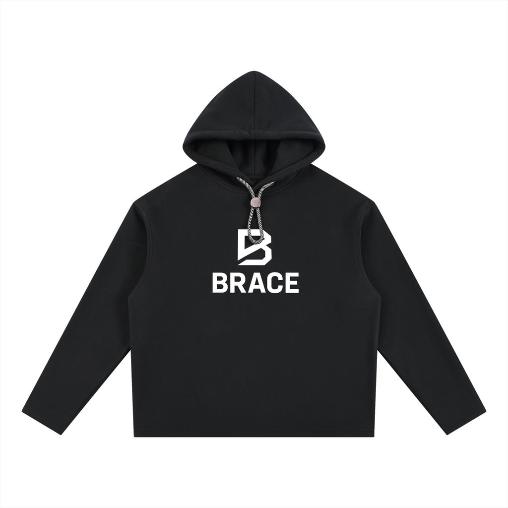 Oversized Fleece Hoodie - Premium Relaxed Fit Gym Hoodie | BRACE