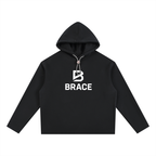 Oversized Fleece Hoodie - Premium Relaxed Fit Gym Hoodie | BRACE