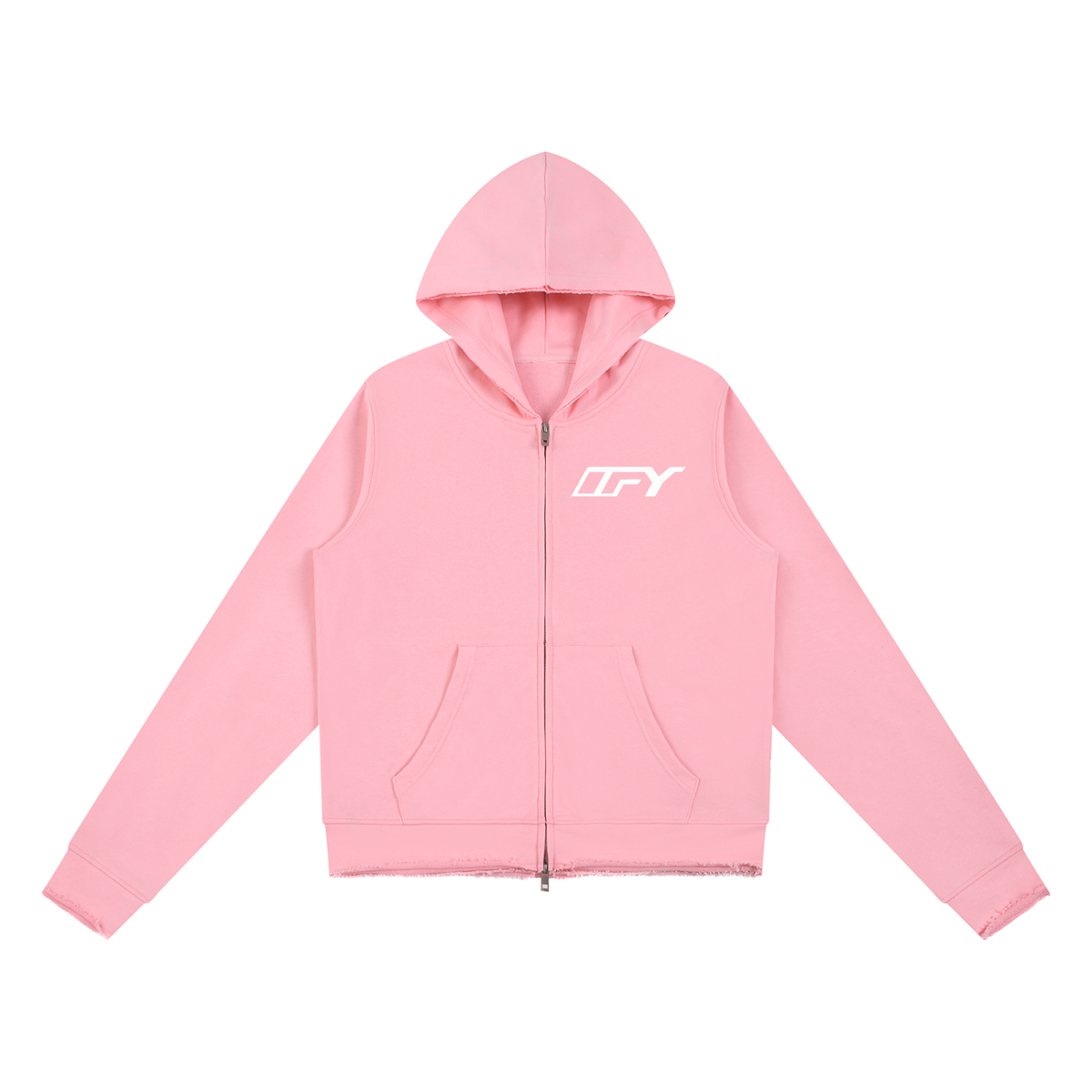 Women’s Raw Edge Full Zip Hoodie
