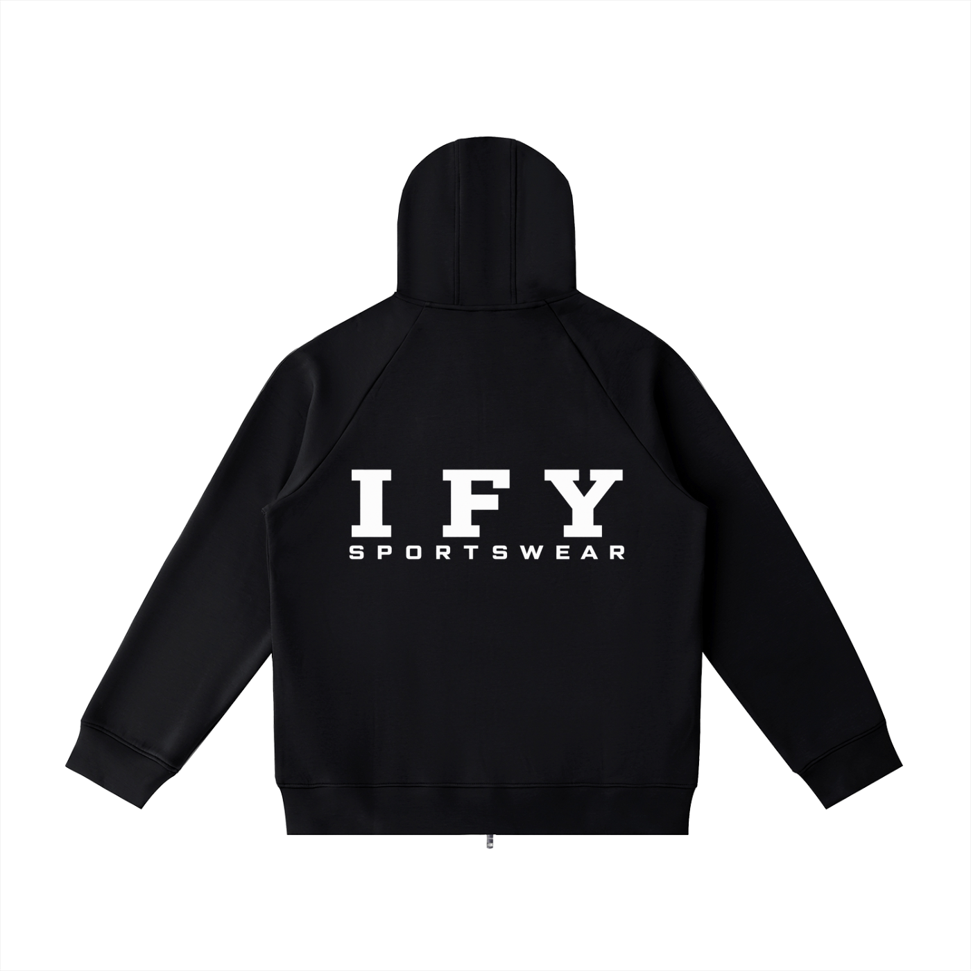 Heavyweight Raglan Sleeve Zip Hoodie