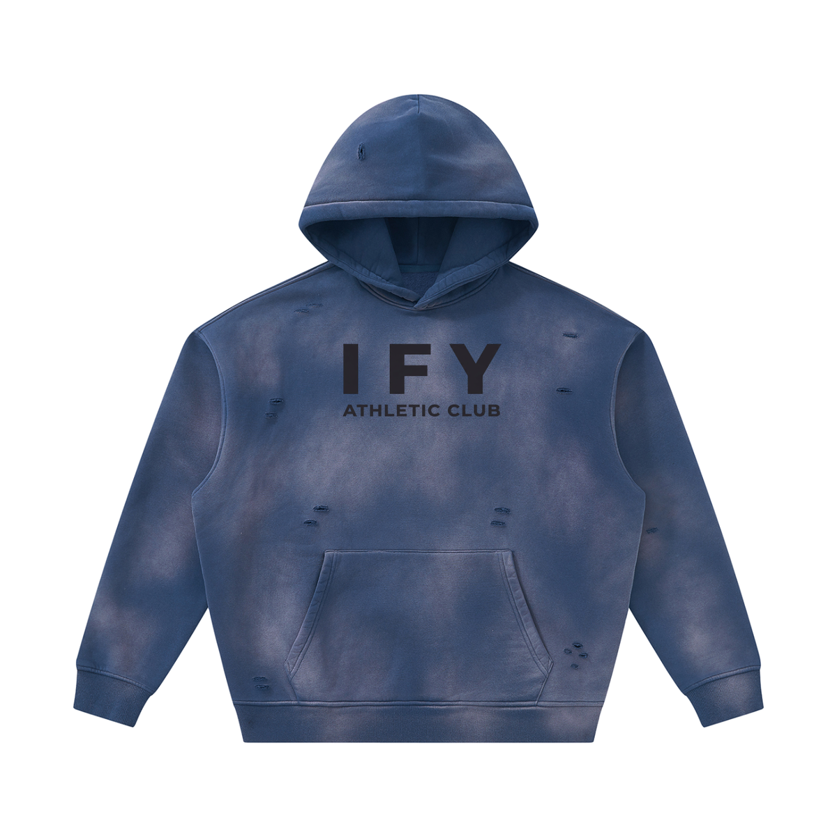 Frayed Fleece Hoodie