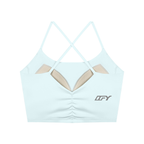 Women's Ruched Cropped Yoga Tank Top