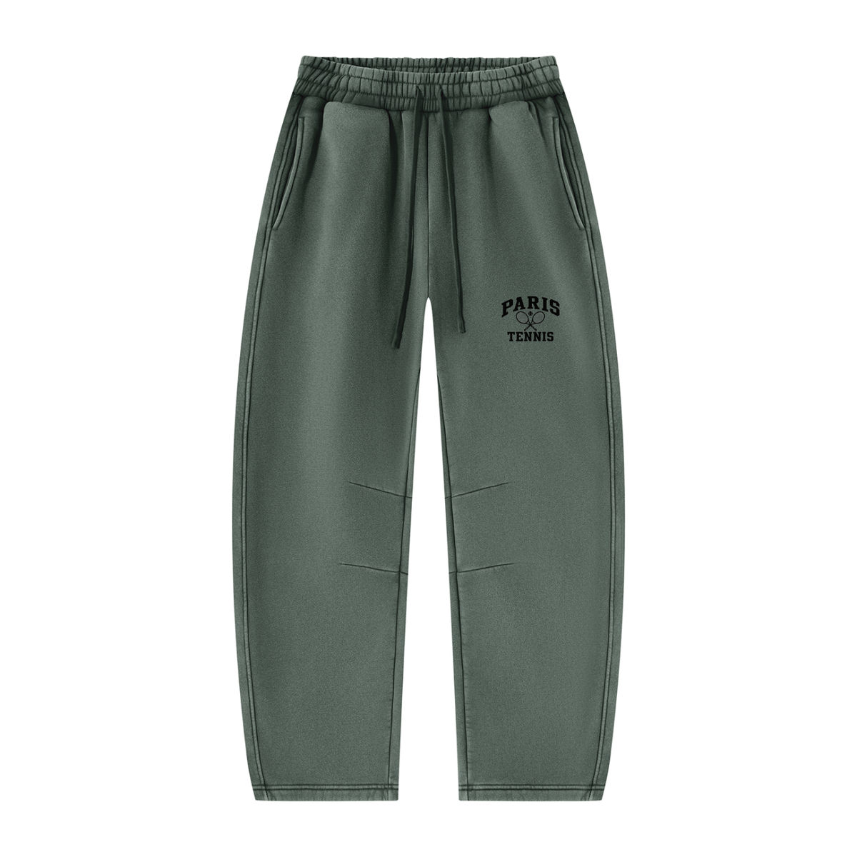 Vintage Wash Barrel Leg Fleece Sweatpants