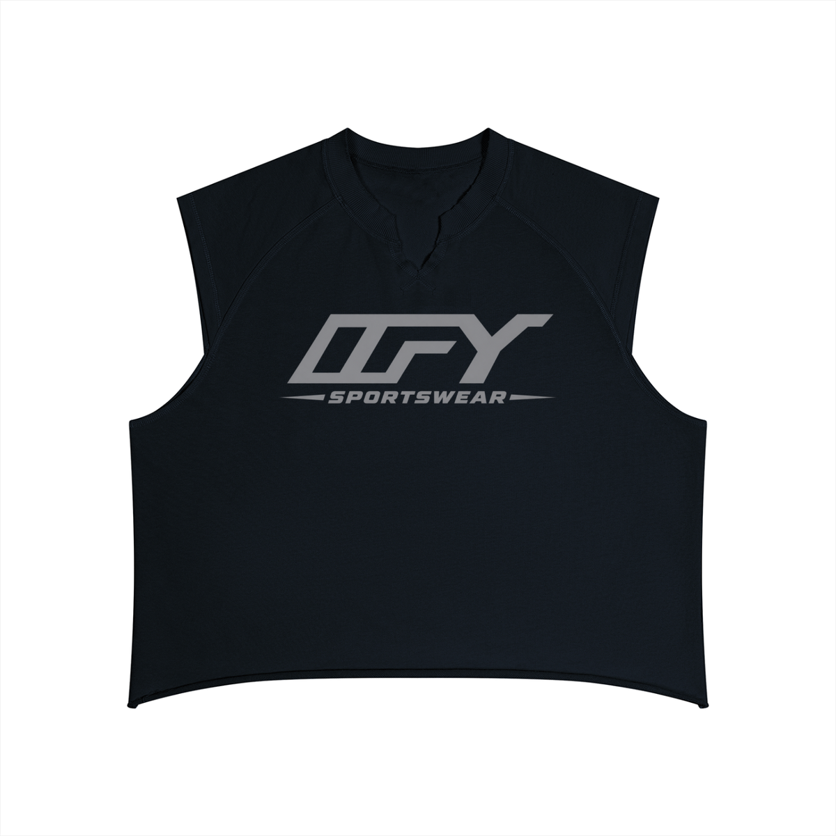 Boxy Raw Hem Tank Top
