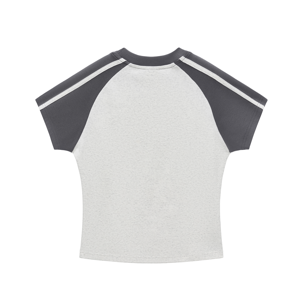 Chic Comfort: Bodycon Raglan Sleeve T-Shirt for Everyday Style