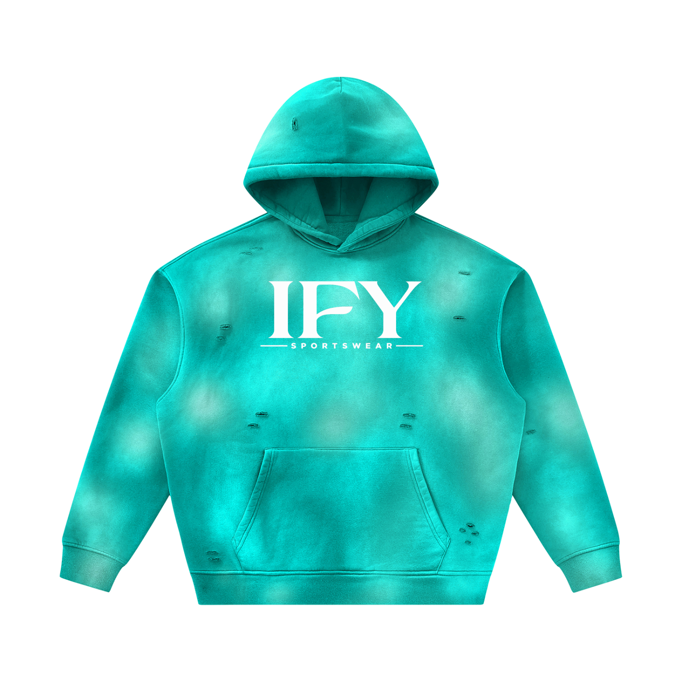 Unisex Frayed Fleece Hoodie for Ultimate Comfort and Style