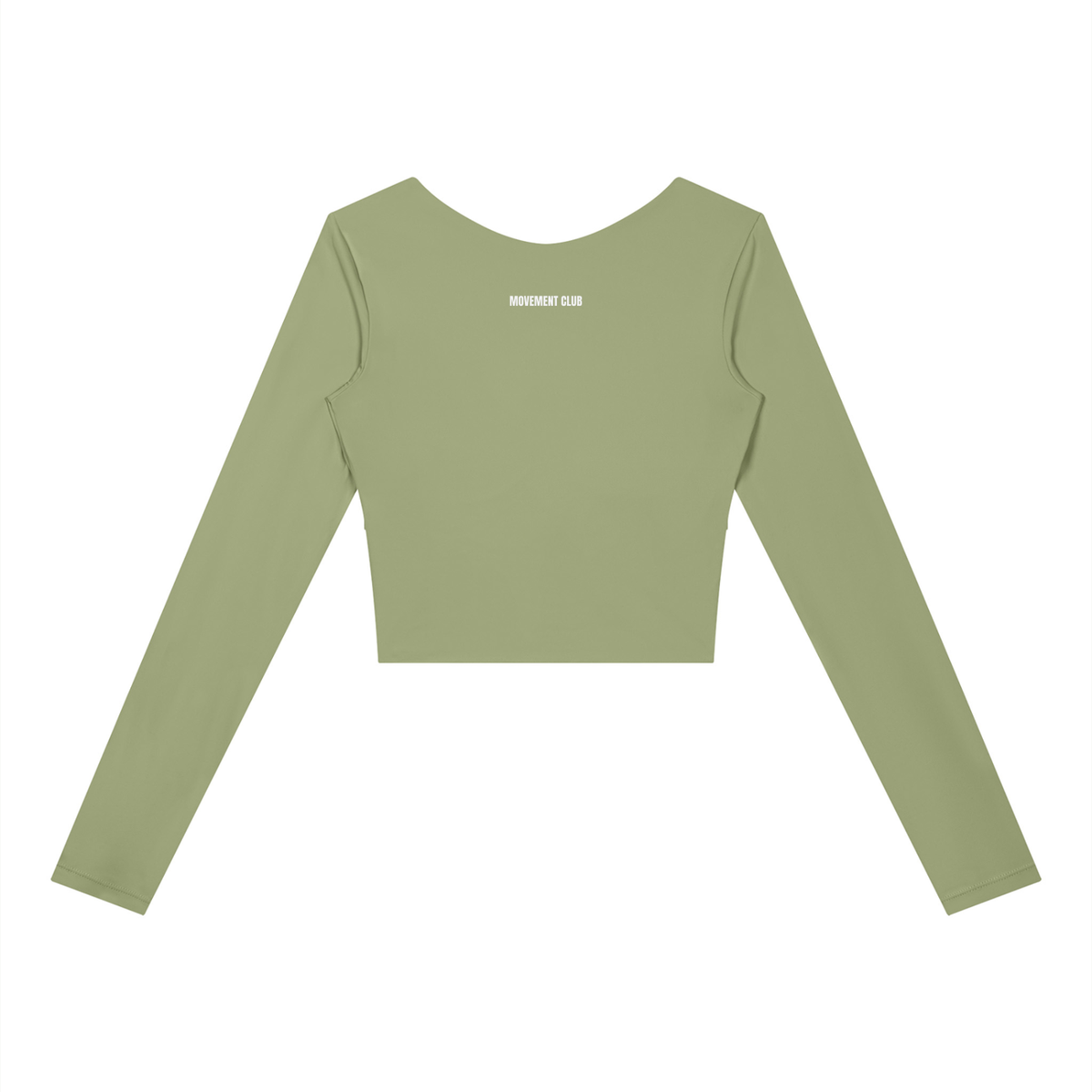 Panelled Long-Sleeve Yoga Crop Top