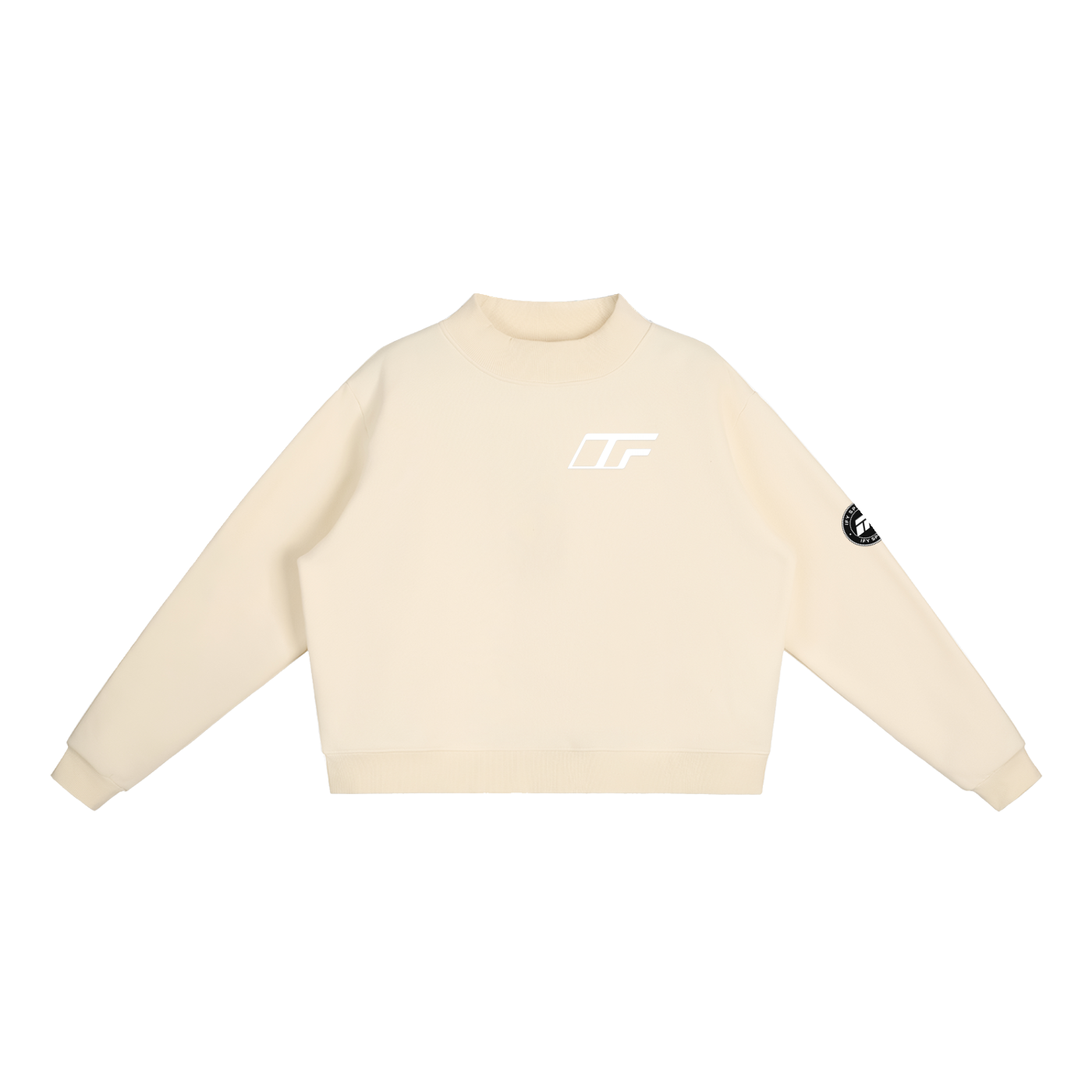 Elevate Your Style with Our Women's Fleece Mock-Neck Sweatshirt