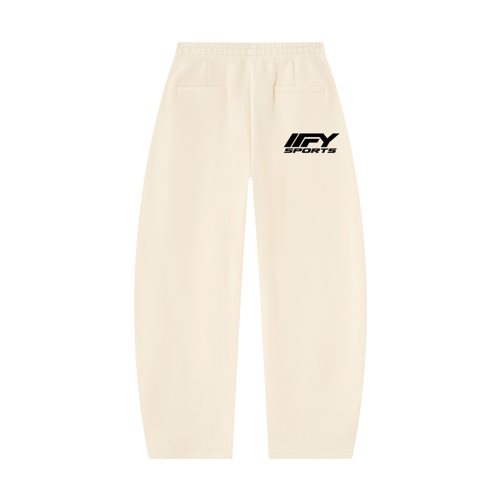 Unisex Barrel-Leg Sweatpants