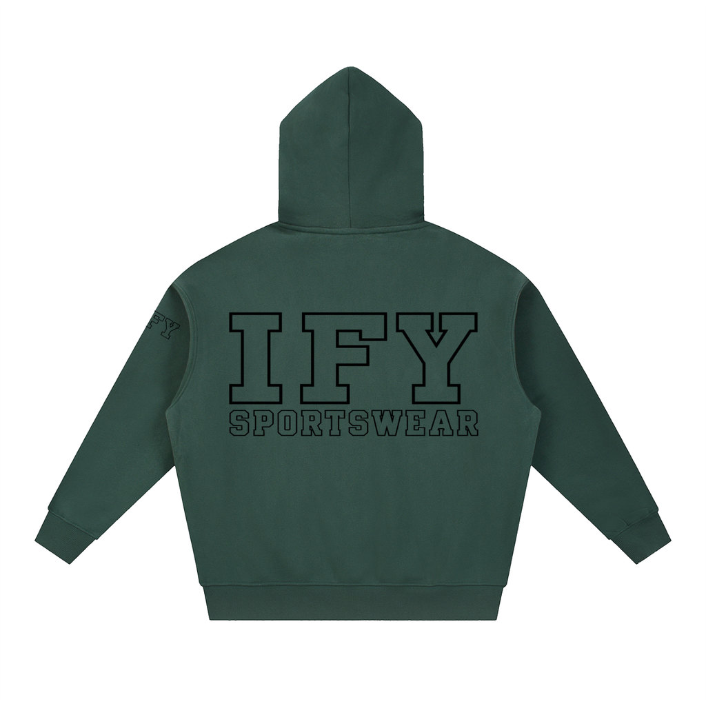 Oversized Fleece Boxy Hoodie