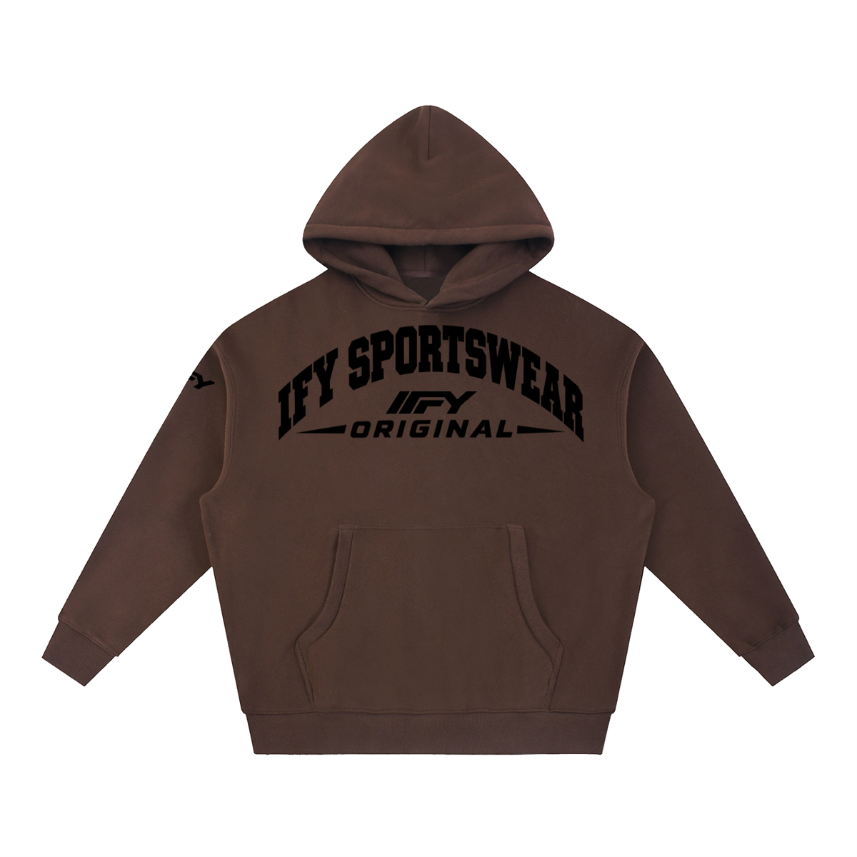 Oversized Boxy-Fit Fleece Hoodie