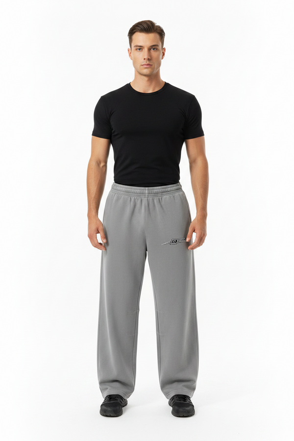 Unisex Vintage Washed Barrel Leg Sweatpants