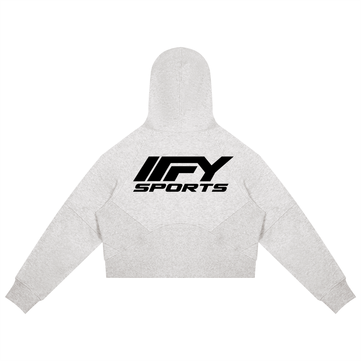 Cropped Zip Hoodie & Wide-Leg Fleece Set