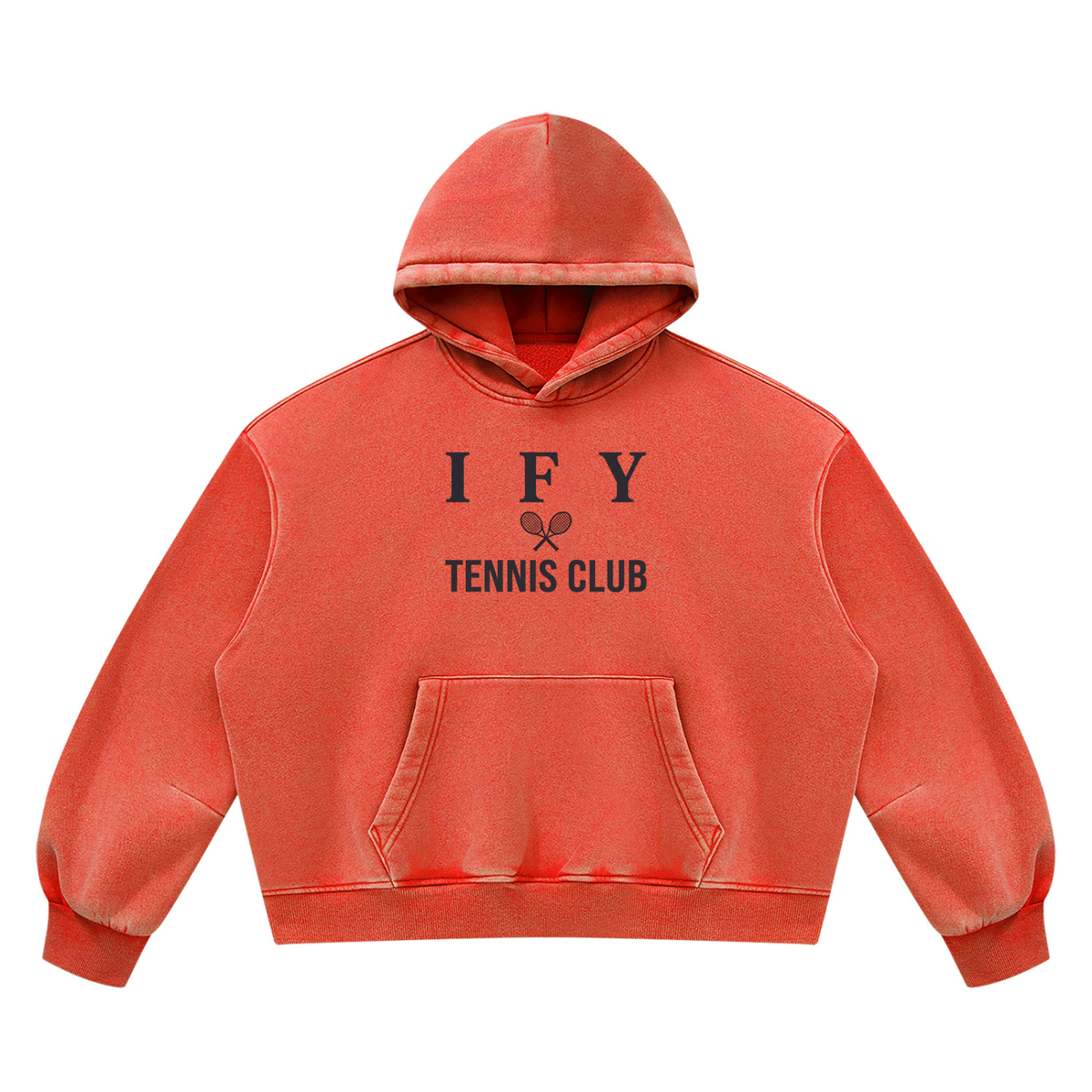 Vintage Wash Boxy Fleece Hoodie