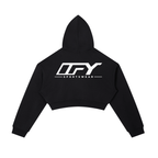 Essential Cropped Zip-Up Hoodie