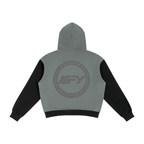 Unisex Colour-Block Fleece Full-Zip Hoodie