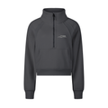 Cropped Half-Zip Sweatshirt – Your Go-To for Comfort and Style