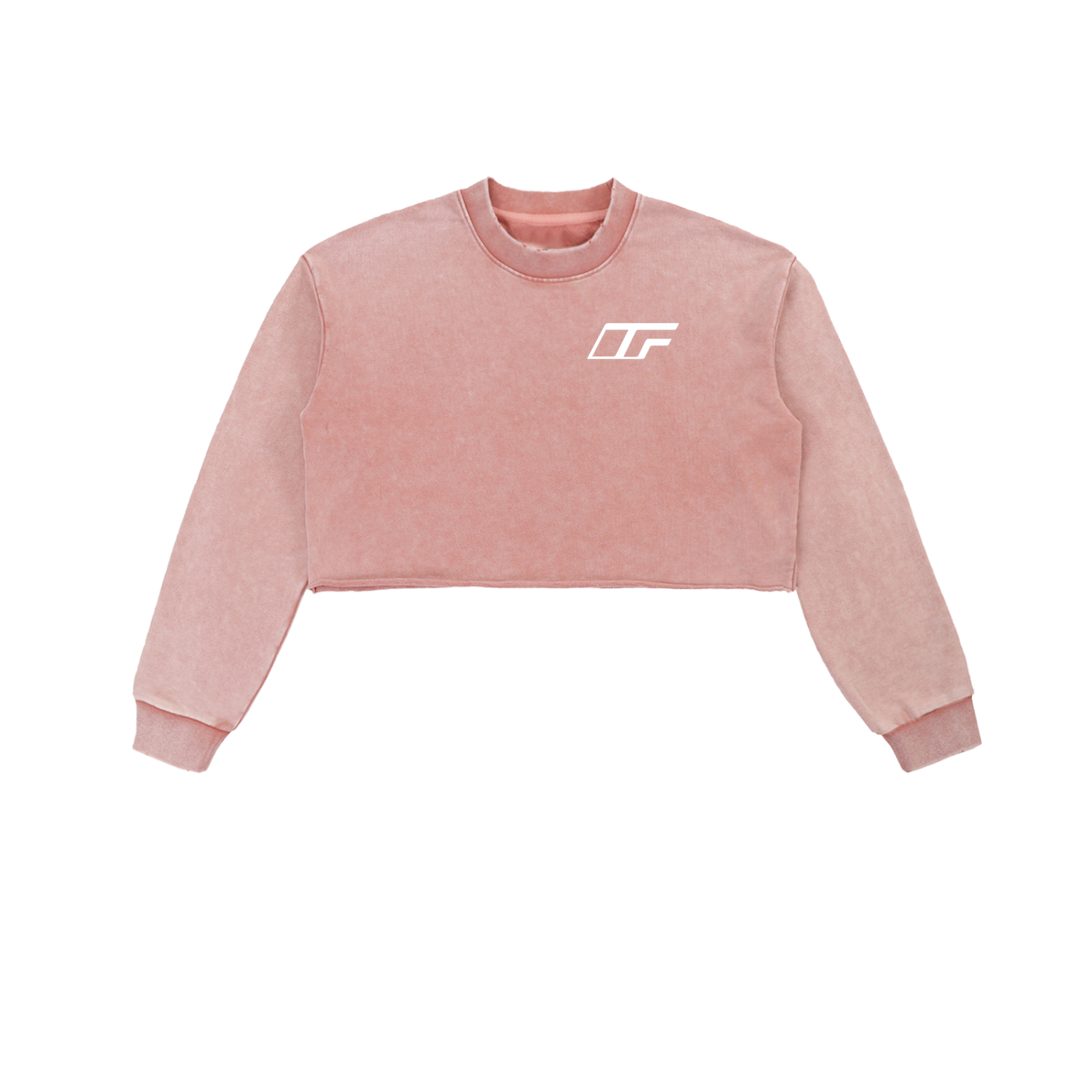 Chic Snow Washed Cropped Sweatshirt for Women - Effortless Style Meets Comfort