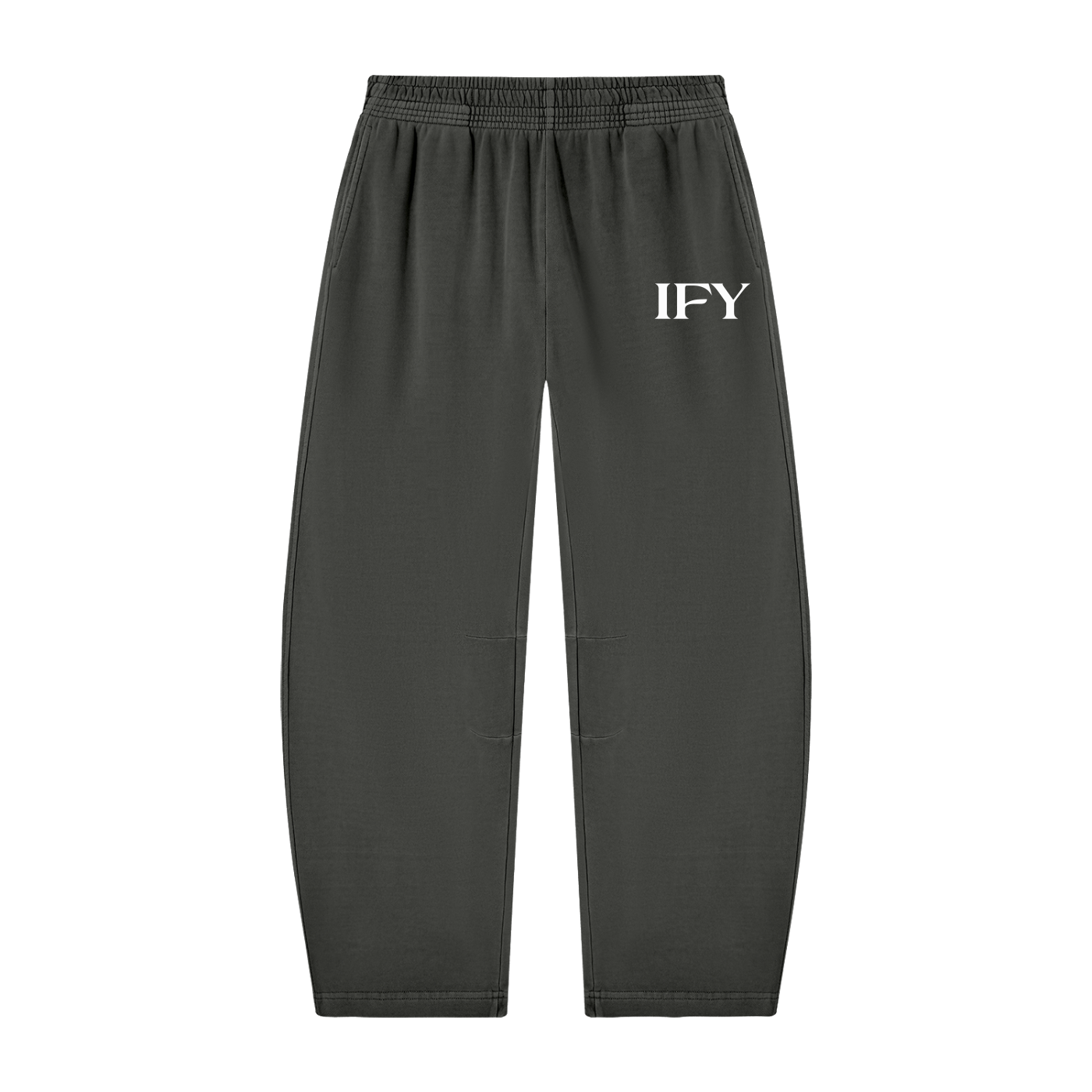 Unisex Vintage Washed Barrel Leg Sweatpants