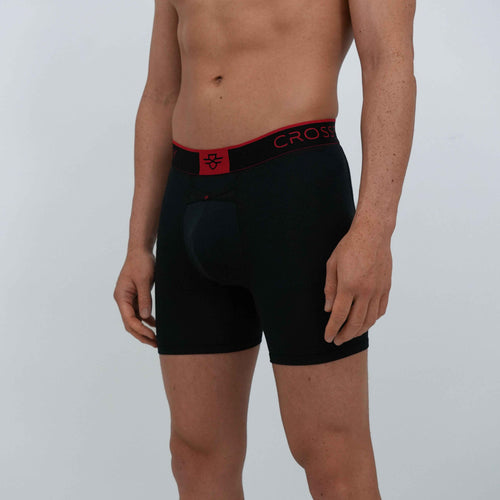 Aero Pro 7" Boxers - Black / Red